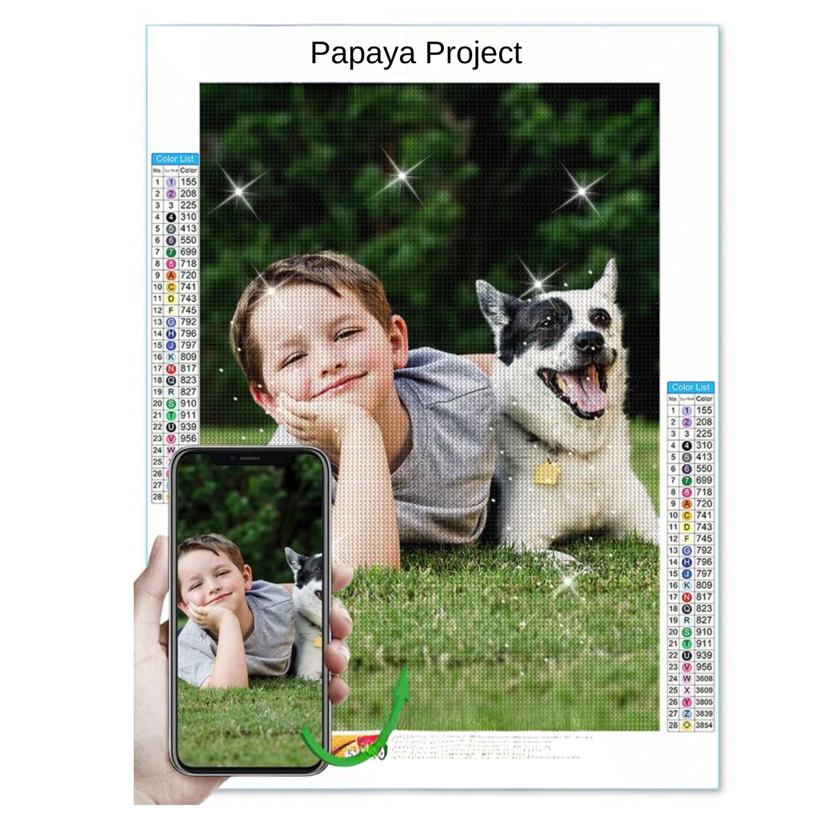 RUOPOTY-pintura De Diamante Personalizada, Regalo Personalizado, Imagen