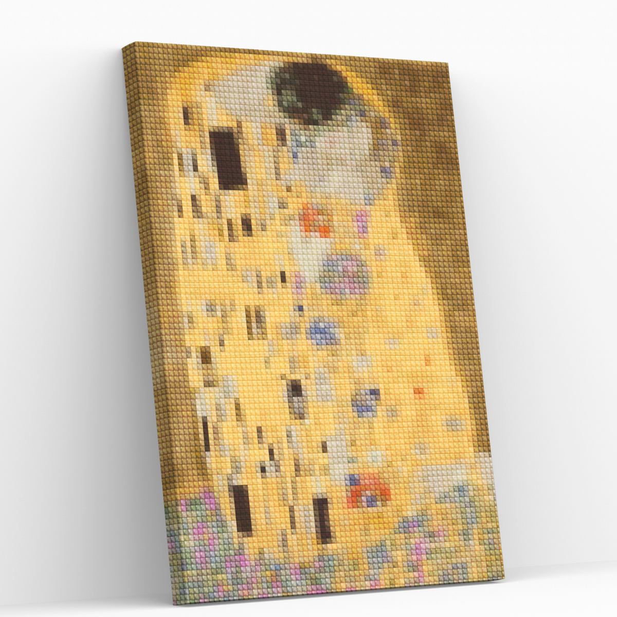 Pintura con diamantes 20x30cm en bastidor El Beso, Klimt - Diamond panting  – Papaya Project