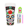 Vaso Pintura con Diamantes - Calavera