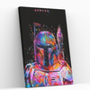 Diamond Painting Enmarcado Hunter Star Wars- Pintura Con Diamantes 25x35