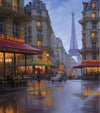 Pintura Por Números Paisaje Urbano París - Marco Incluido - Paint By Numbers