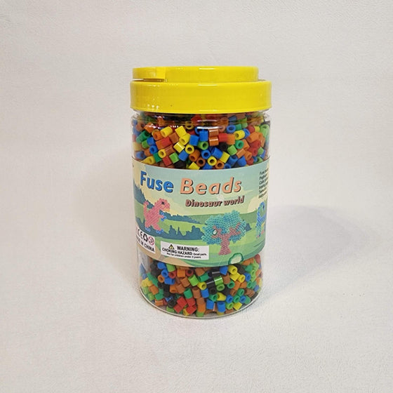 Fuse Beads - Jarra multicolor 4.500 piezas 3 tableros y acc