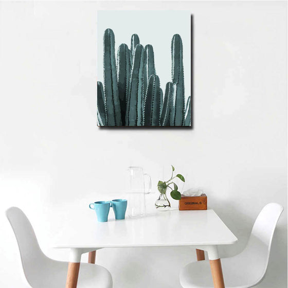 Pintura Por Números Cactus minimalista - En bastidor - Paint By Numbers